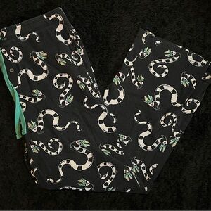 Beetlejuice Sandworm pajama pants